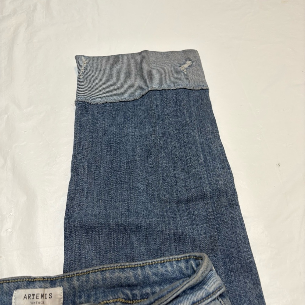 Artemis Vintage Light Wash High Rise Cuffed Boyfriend Jeans Women’s 9/28 - Picture 3 of 12